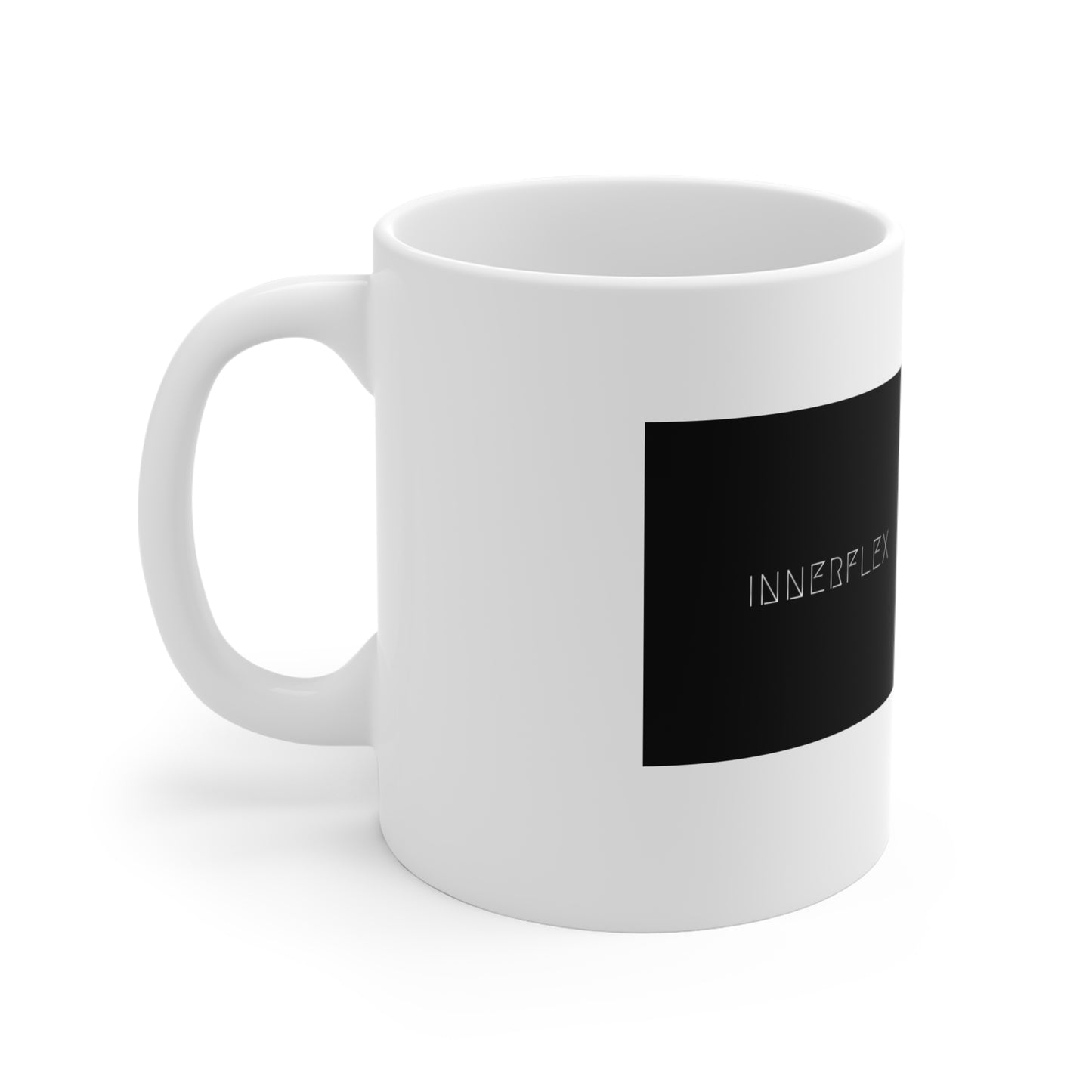 Inspirational InnerFlex Mug | 11oz Coffee Cup with 'Breathe in Peace' Design for Mindfulness and Motivation